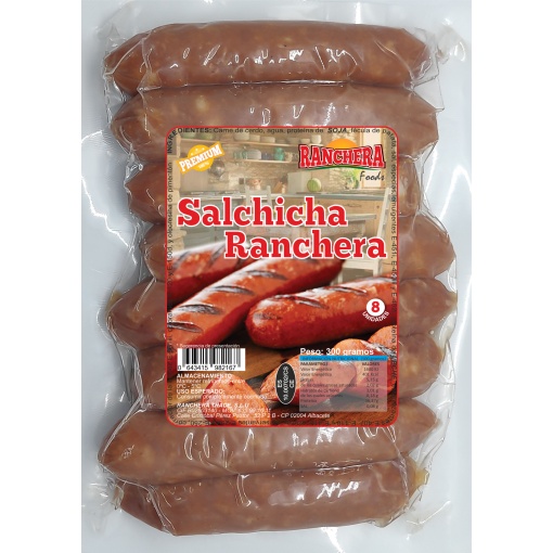 30651 Salchicha RANCHERA 25 x 300 gr. (8 und.)