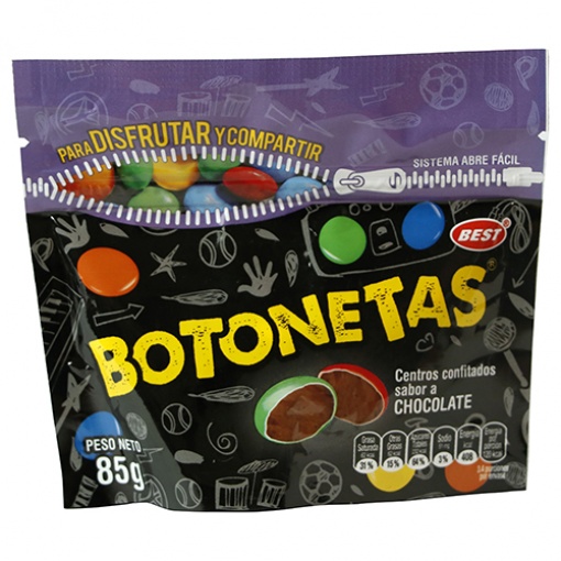 BOTONETAS Chocolate 52 x 85 gr